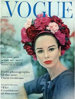 Vintage Vogue magazine covers - wah4mi0ae4yauslife.com - Vintage Vogue March 1960.jpg